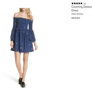 Free People Off the Shoulder Bell Sleeved Dress